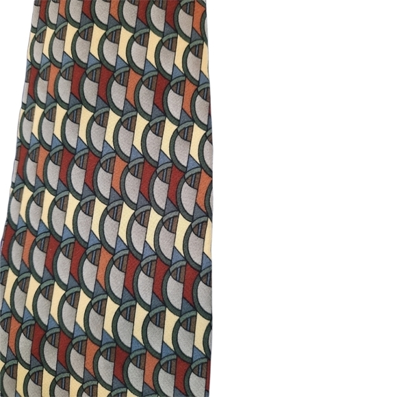 Jerry Garcia 100% Silk Neck Tie Neutral Art Deco Grateful Dead Men's Tie - Picture 2 of 7